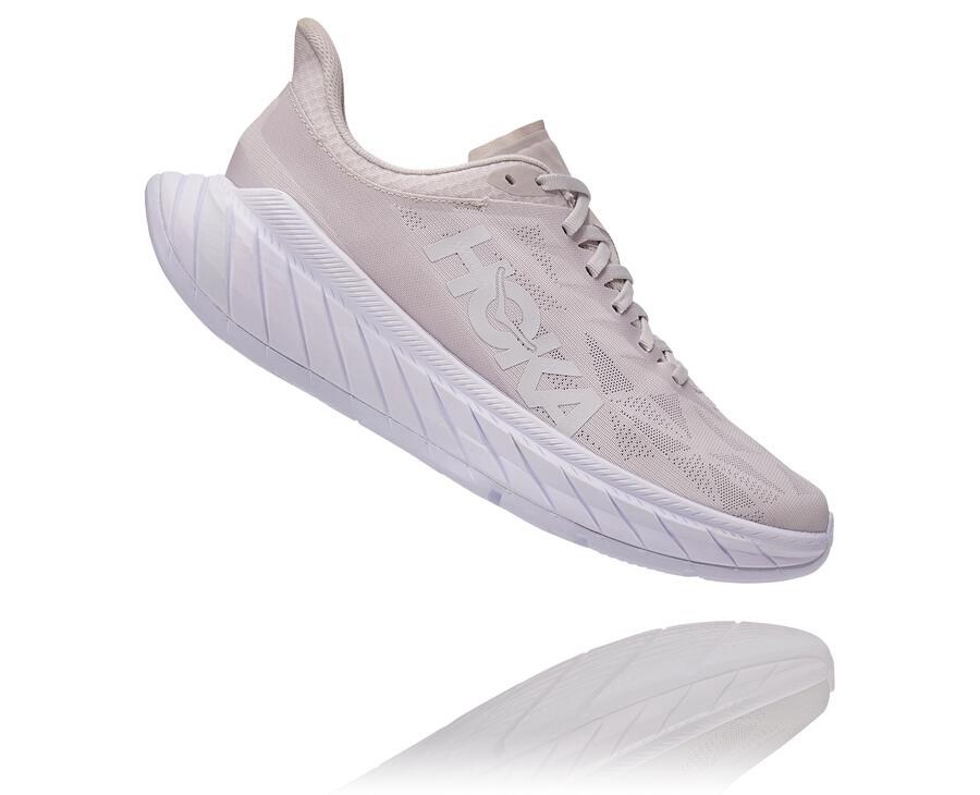 Hoka One One Koşu Ayakkabısı Kadın Gri - Carbon X 2 - PZ9648301